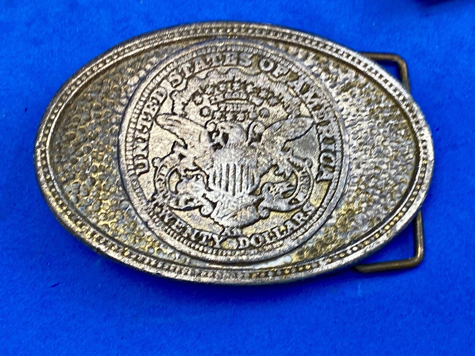 United States of America Twenty Dollar belt buckle by CDC Metal Works 