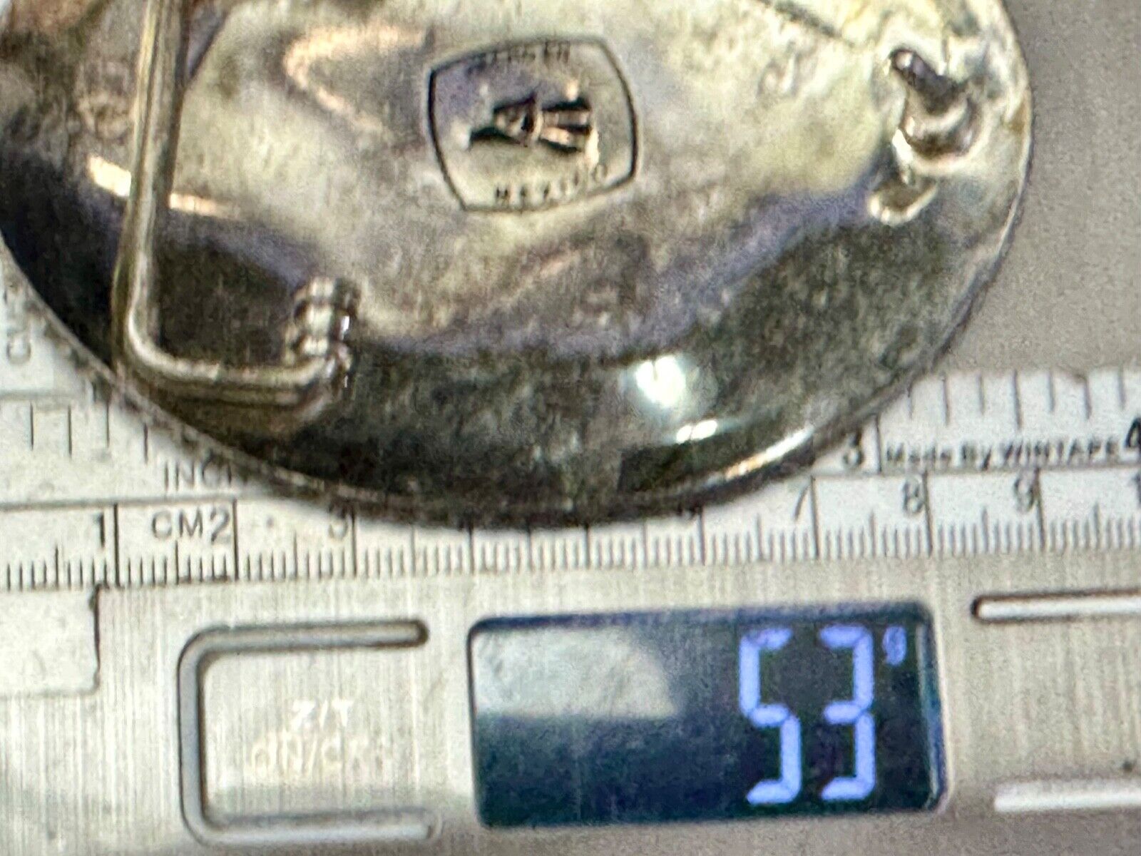 Amcemey Dual Challenge Downhill Ski Trophy Award Vintage Western Belt Buckle