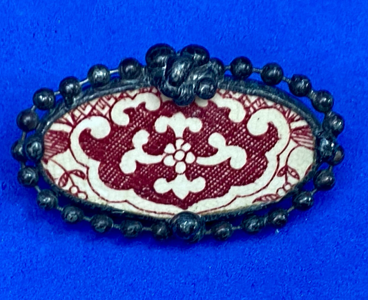 Art Nouveau Brooch Floral Theme Brooch Pin - TR96