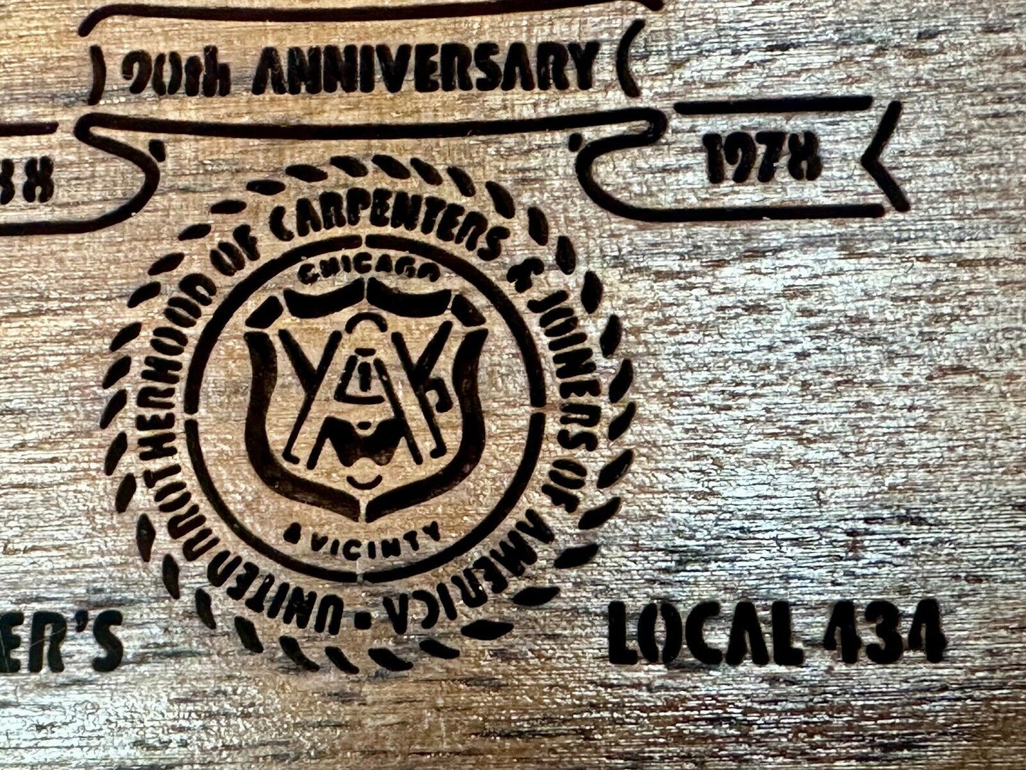 United Brotherhood of Carpenter's Union of America local 434 belt buckle