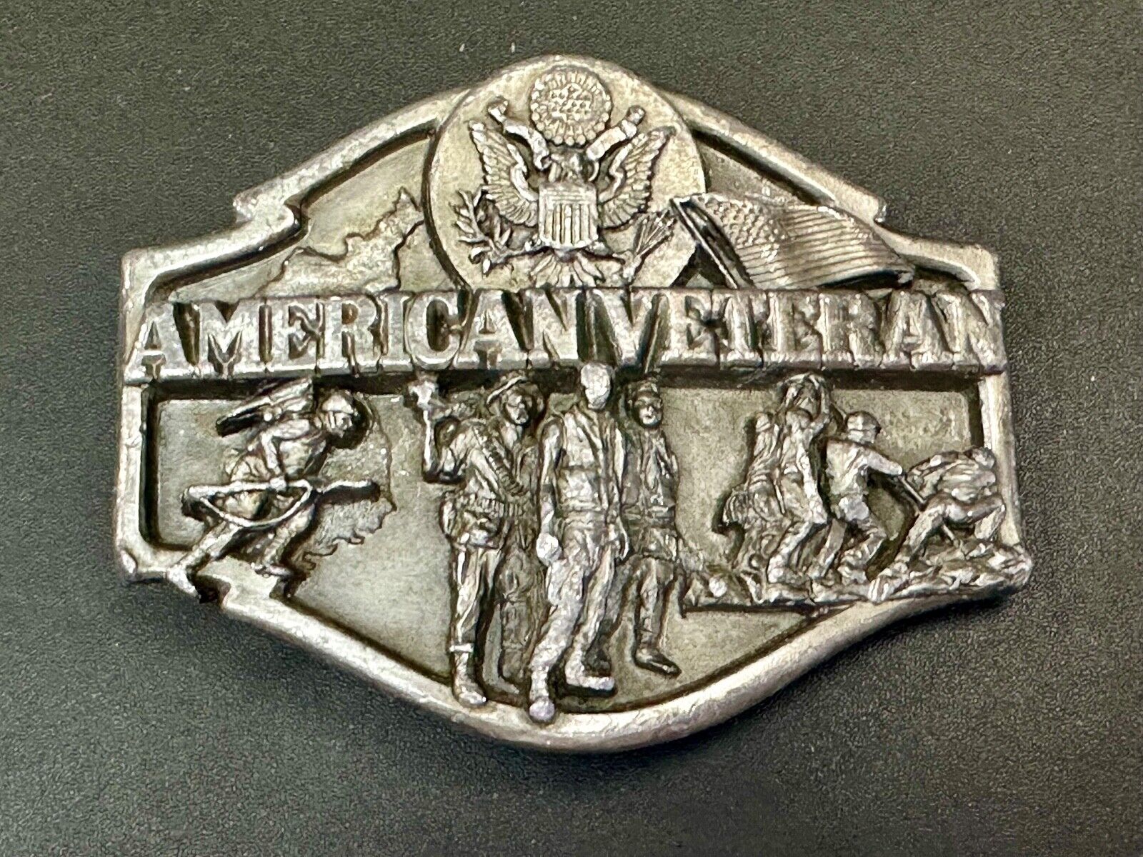 The American Veteran -  Vintage 1988 Siskiyou Limited belt buckle      Thank you