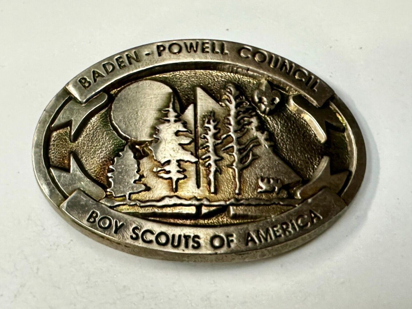 Baden Powell Council Binghamton, NY BSA Boy Scouts of America Belt Buckle