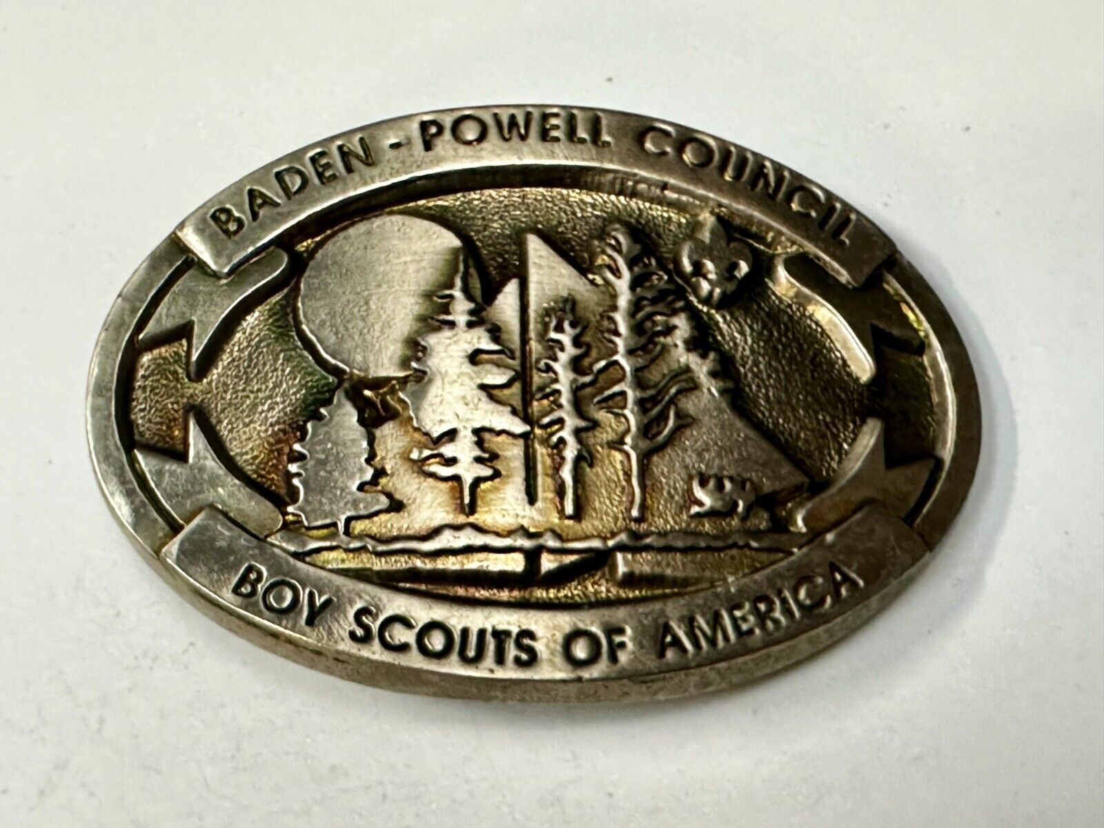 Baden Powell Council Binghamton, NY BSA Boy Scouts of America Belt Buckle