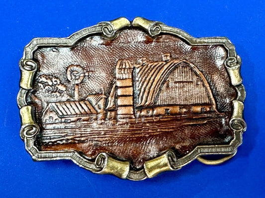 Americas Great Farmland vintage 1980 Great American vintage belt buckle Co