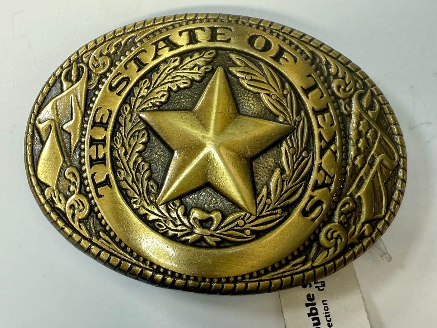 The Great State of Texas Statehood Series Gold Color Commemorative Belt Buckle