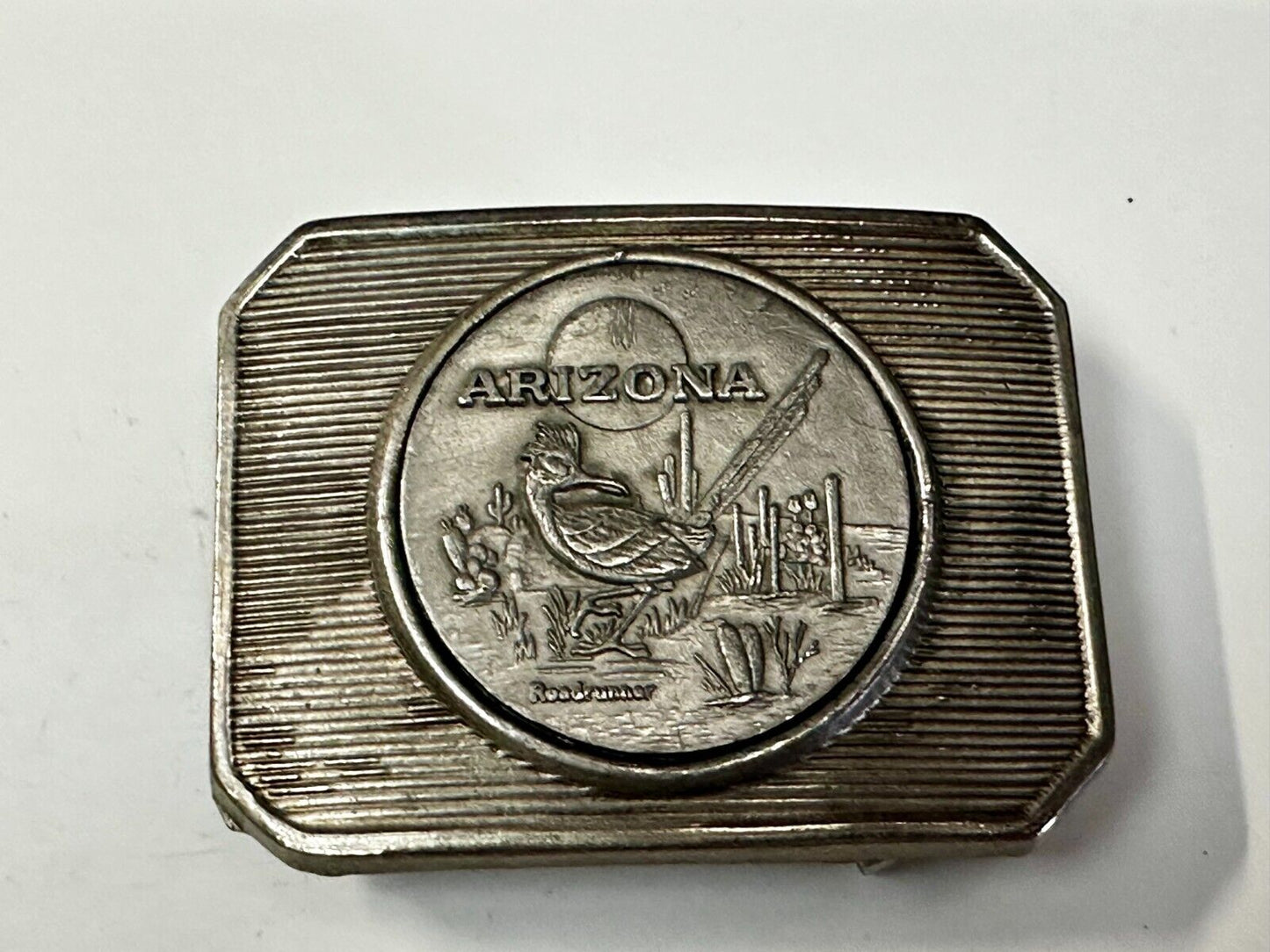 Arizona Roadrunner SouthWestern Desert Bird Vintage Coin Style Belt Buckle