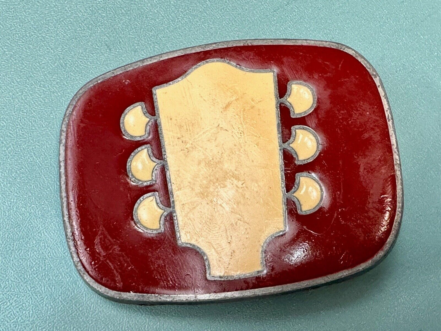 Acoustic Guitar Headstock Tuning Keys enameled belt buckle