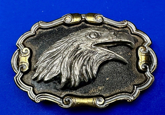 American Bald Eagle Head Belt Buckle by The Great American Buckle Co