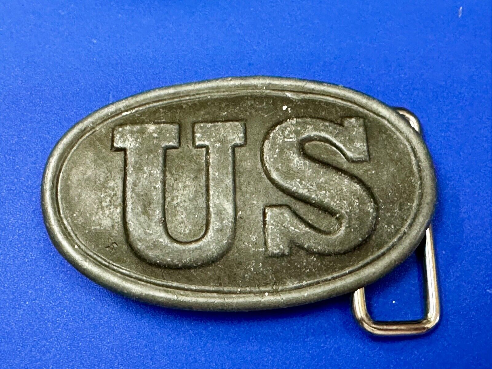 US Civil War Union Infantry Soldier silver color Replica Belt Buckle V-Fur? Ny