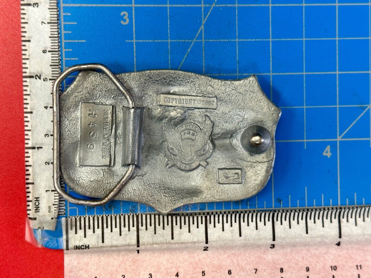2nd amendment the right to keep and bear arms vintage 1982 belt buckle