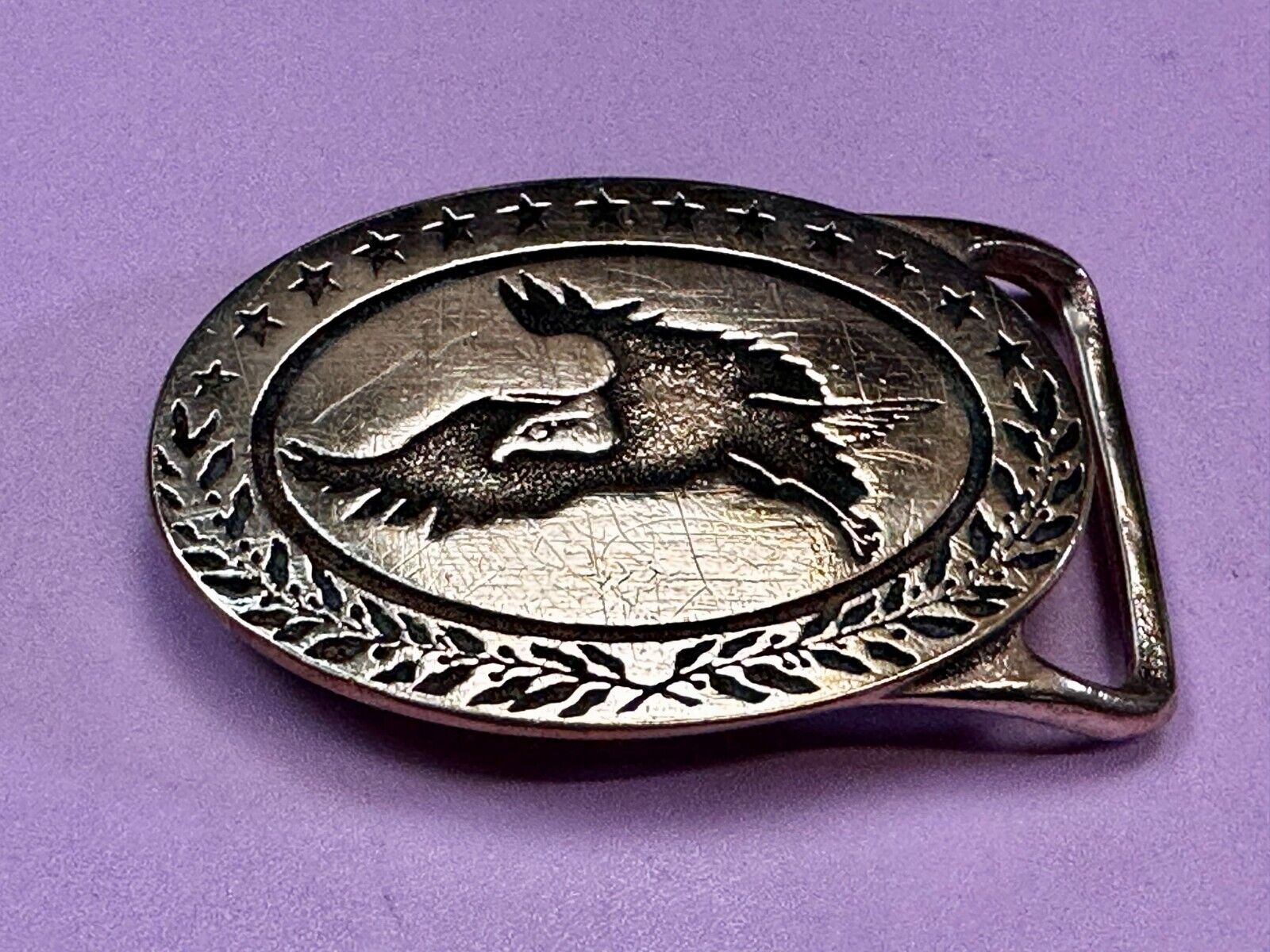 Tech Ether Guild The Eagle - Patriotic Vintage USA America Belt Buckle