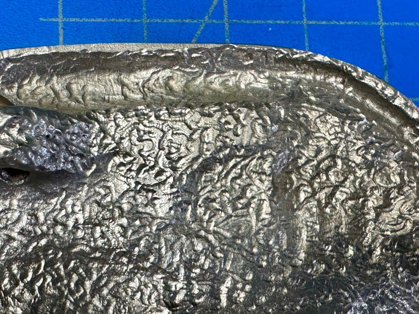 Utah Railway Co Vtg Train Railroad 83 Years - Gary Prazen Sculpture Belt Buckle