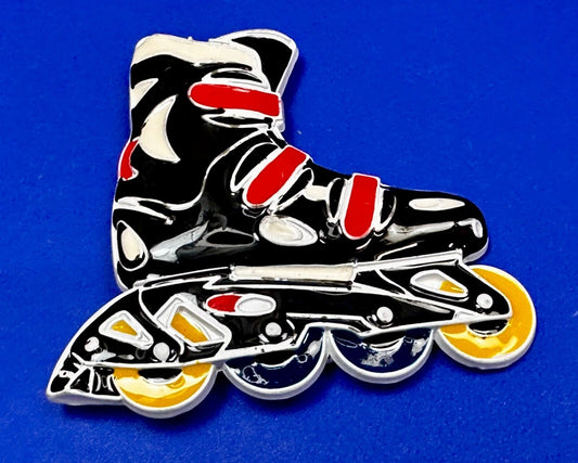 Unique Roller Skate Figural Skating Roller Derby Sports Cutout Belt Buckle