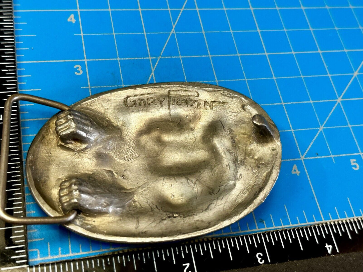 Andalex Wildcat Loadout Vintage Belt Buckle by Sculpture Artist Gary Frazen