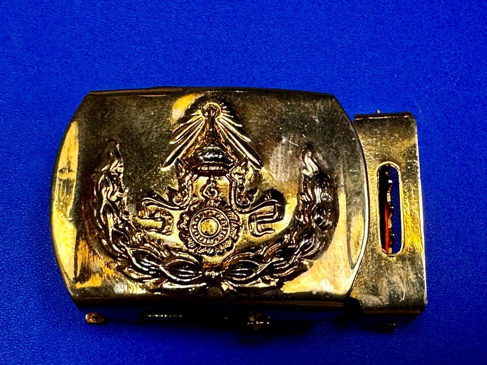 Veteran Officer Naval Soldier Retired Military? Ratchet Style Dress Belt Buckle