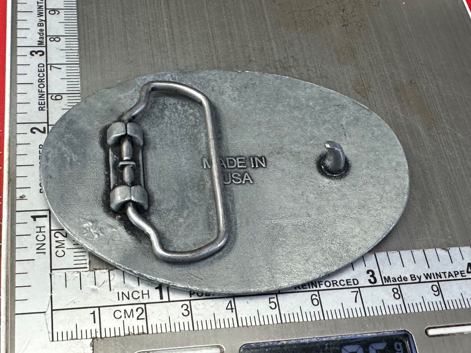 APS metal oval belt buckle  - unknown to me!