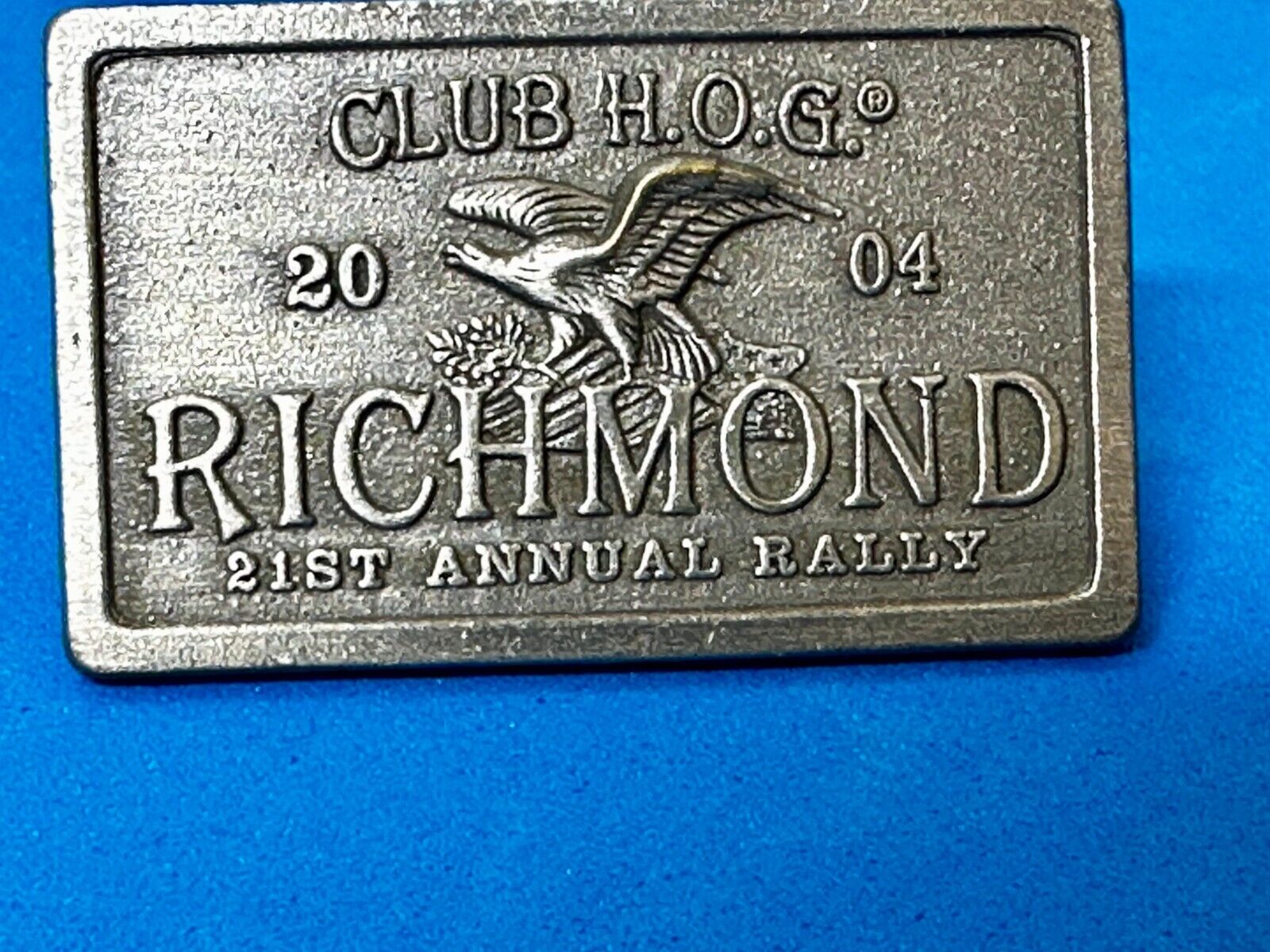 2004 Richmond Rally 21st Harley Davidson Owners Group HOG Pin for Jacket or Vest