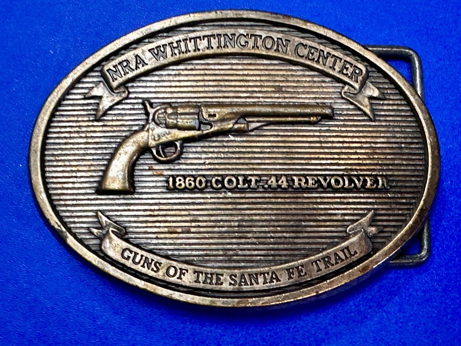 1860 Colt 44 Mag Revolver NRA Whittington Guns of the Santa Fe Trail Belt Buckle