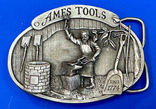 Ames Tools Co America's oldest! since 1774 Vintage 1981 belt buckle