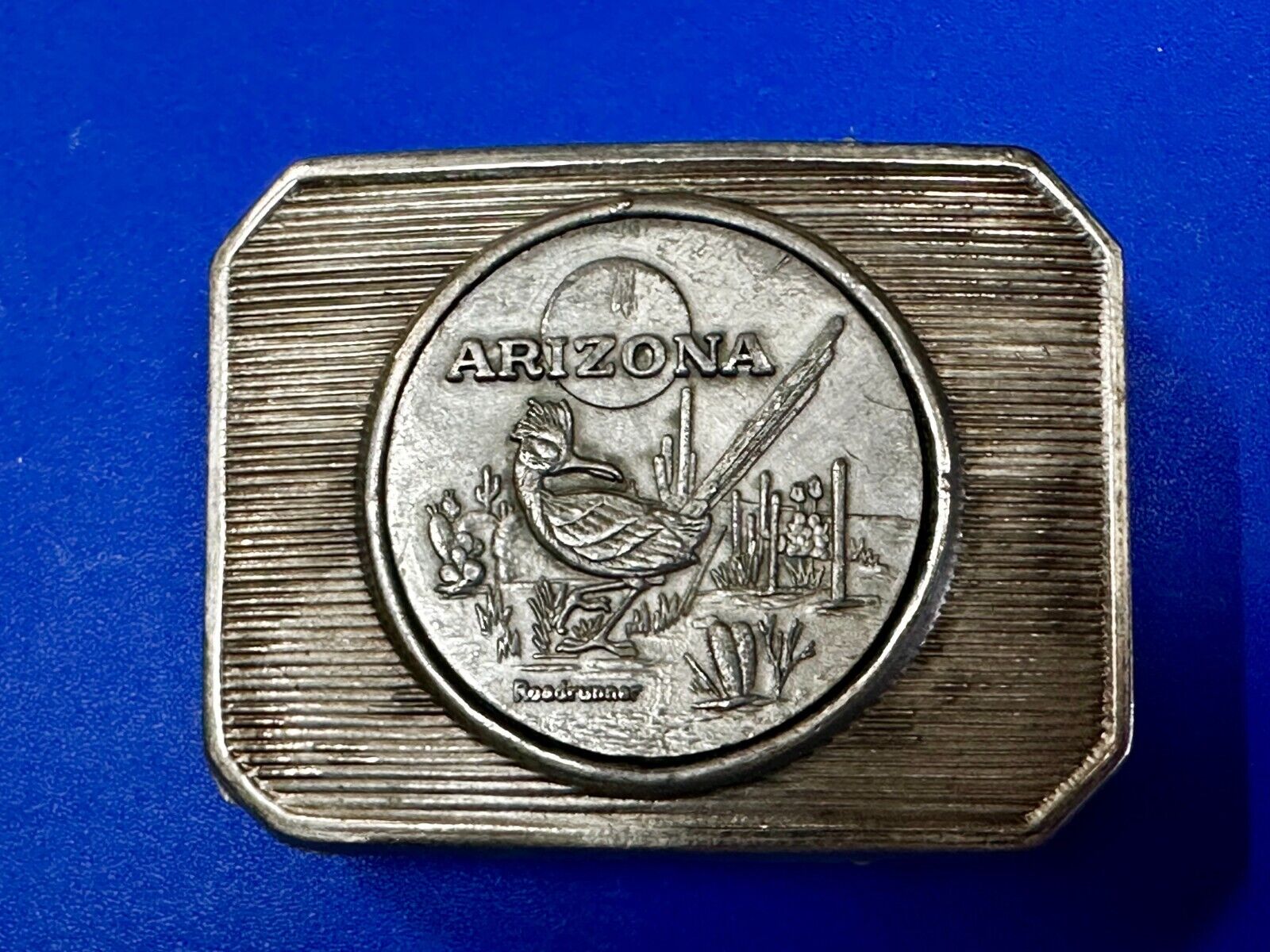 Arizona Roadrunner SouthWestern Desert Bird Vintage Coin Style Belt Buckle