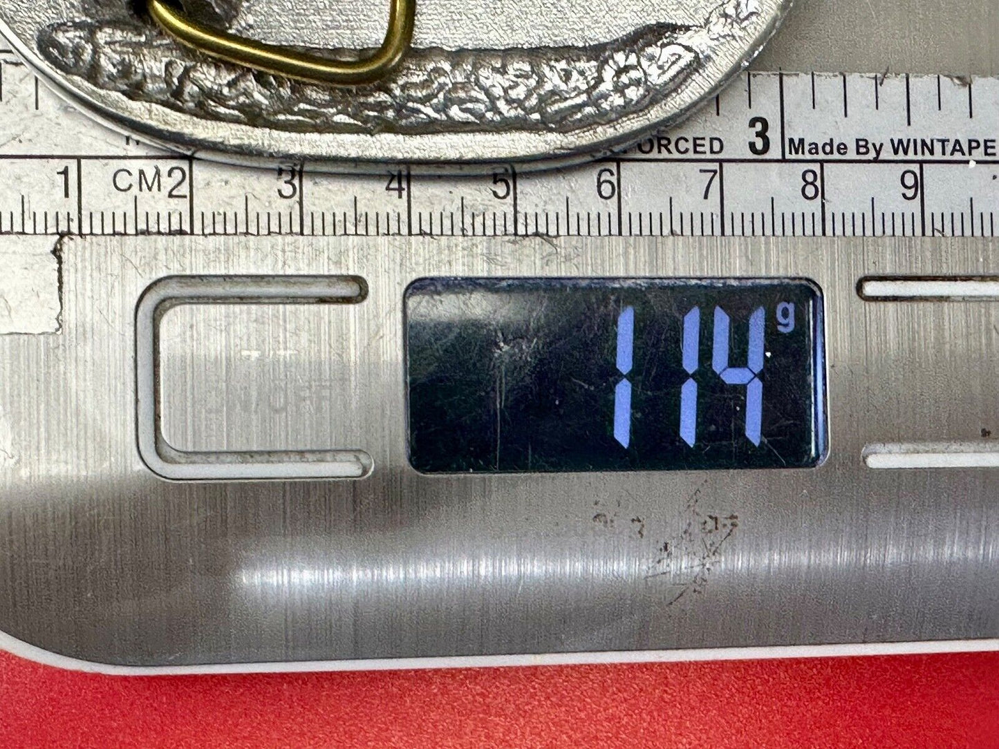Utah Railway Co Vtg Train Railroad 86 Years - Gary Prazen Sculpture Belt Buckle