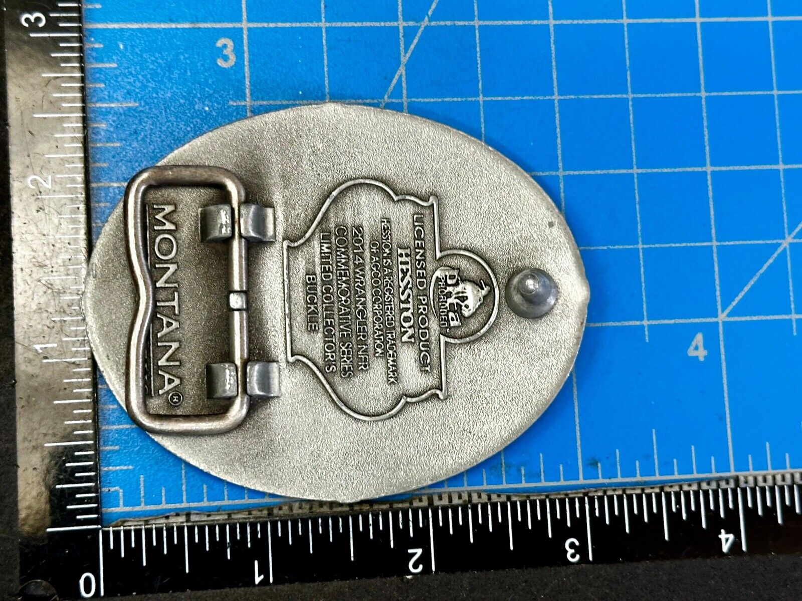 2014 National Finals Rodeo NFR Cowboy Montana Silversmiths Youth Belt Buckle
