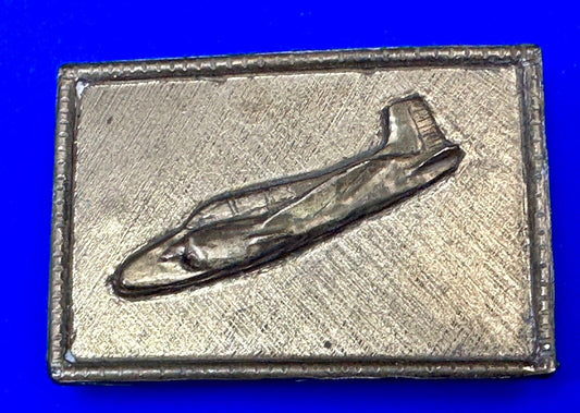 Airplane - Air Force WW2? Jet Pilots vintage belt buckle