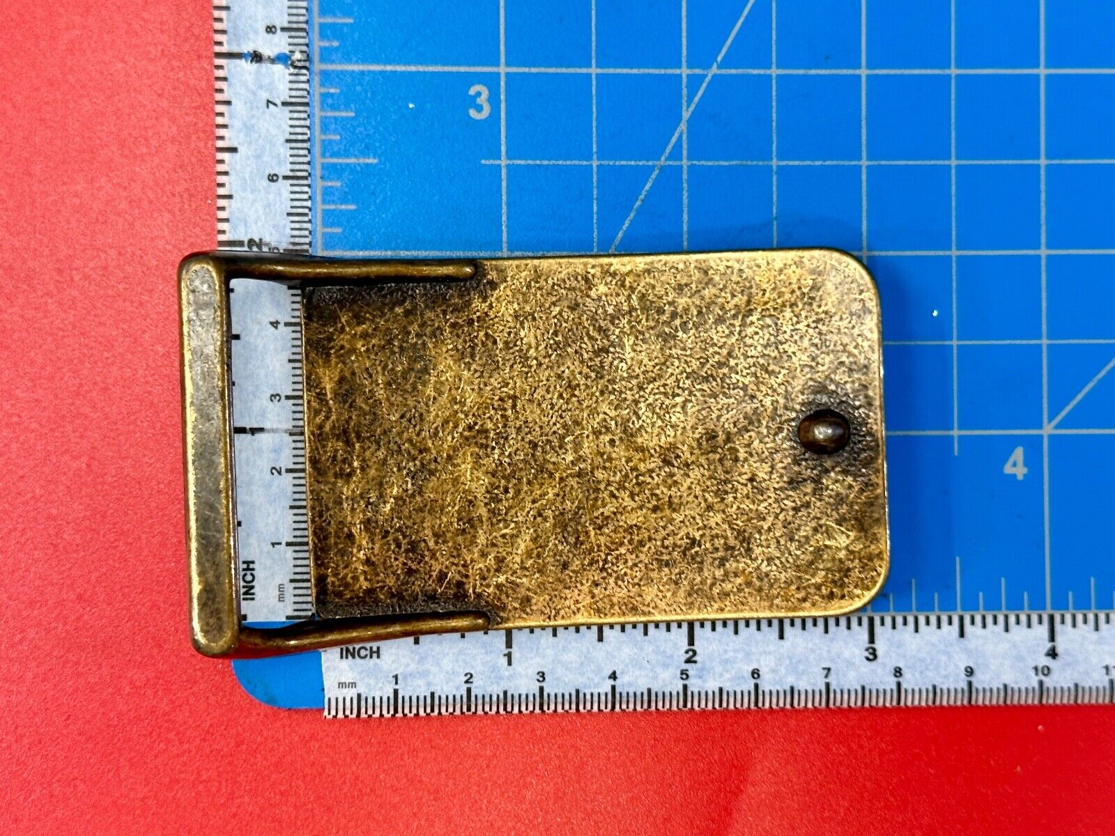 Army Re-up Ft Jackson SC Victory starts here leather & brass tone belt buckle