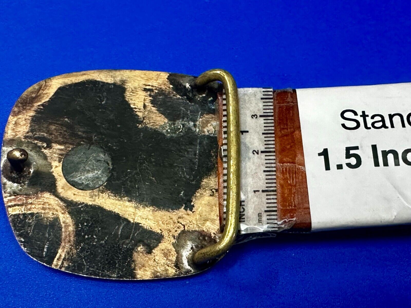 The Moose RARE Commemorative Cutout Solid Brass Vintage Belt Buckle