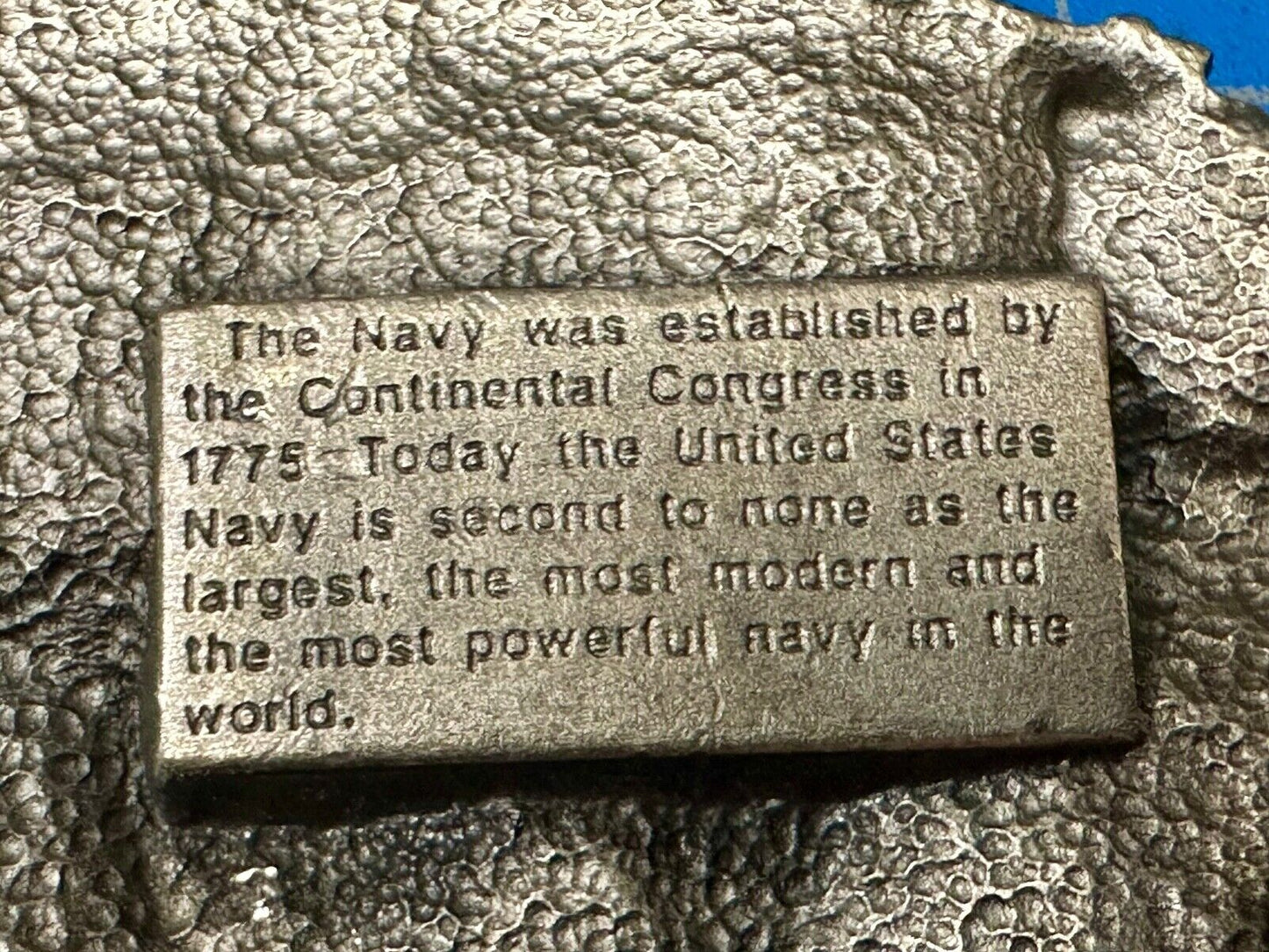 United States Navy - Patriot America G-50 Commemorative Siskiyou Belt Buckle