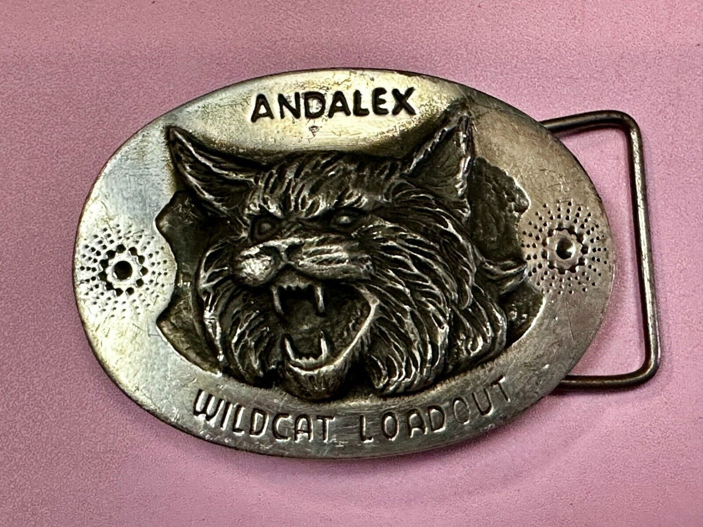 Andalex Wildcat Loadout Vintage Belt Buckle by Sculpture Artist Gary Frazen