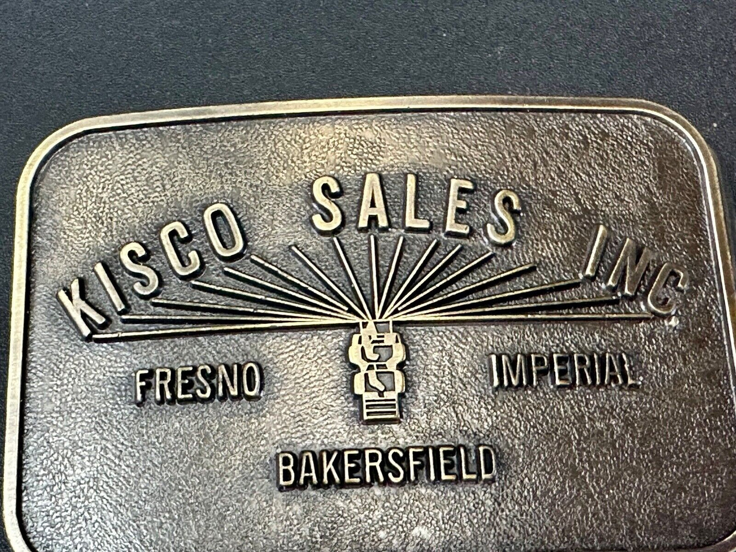 Cisco Sales Inc - California Co Fresno Bakersfield Imperial NOS Belt Buckle