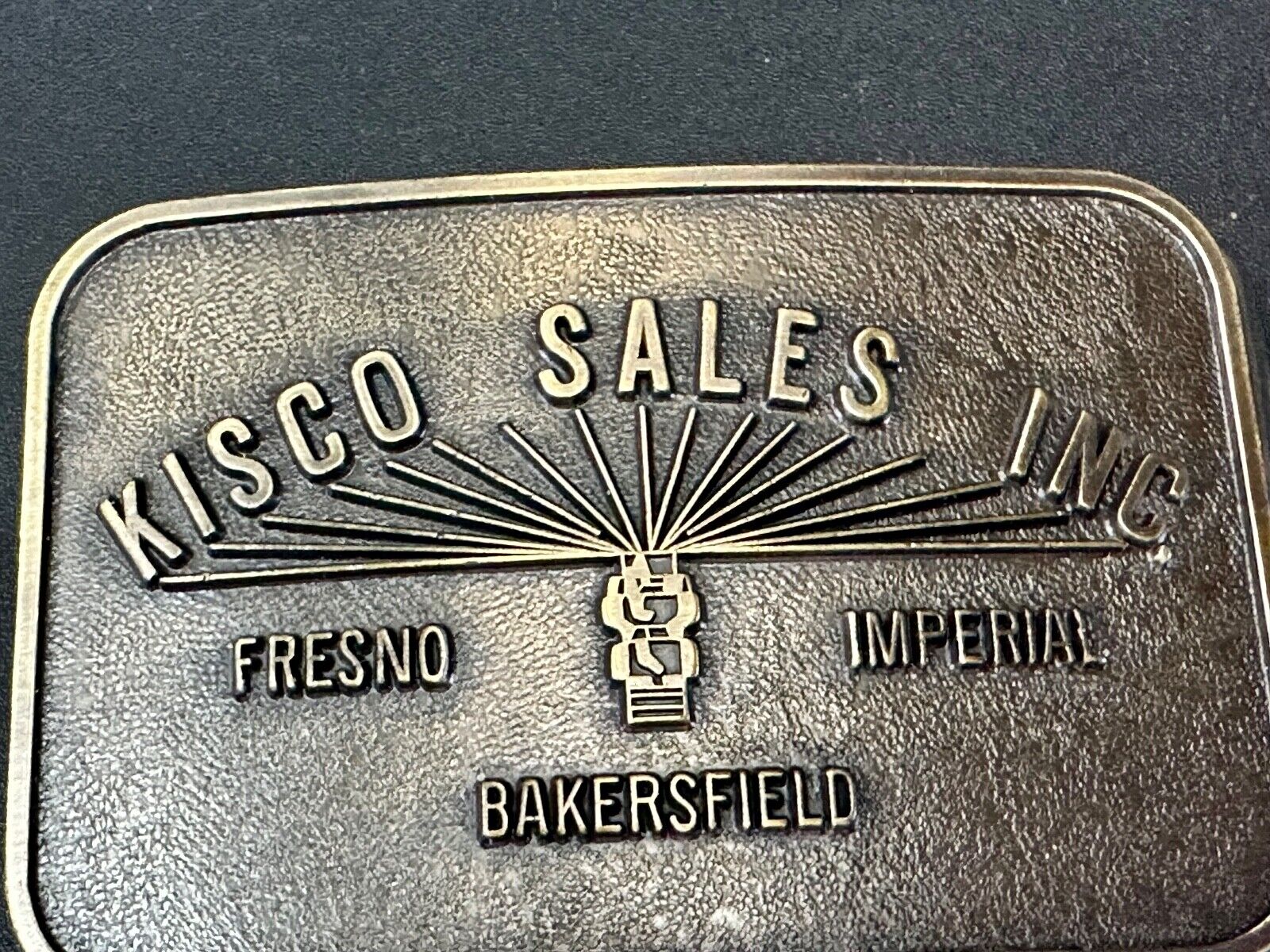 Cisco Sales Inc - California Co Fresno Bakersfield Imperial NOS Belt Buckle