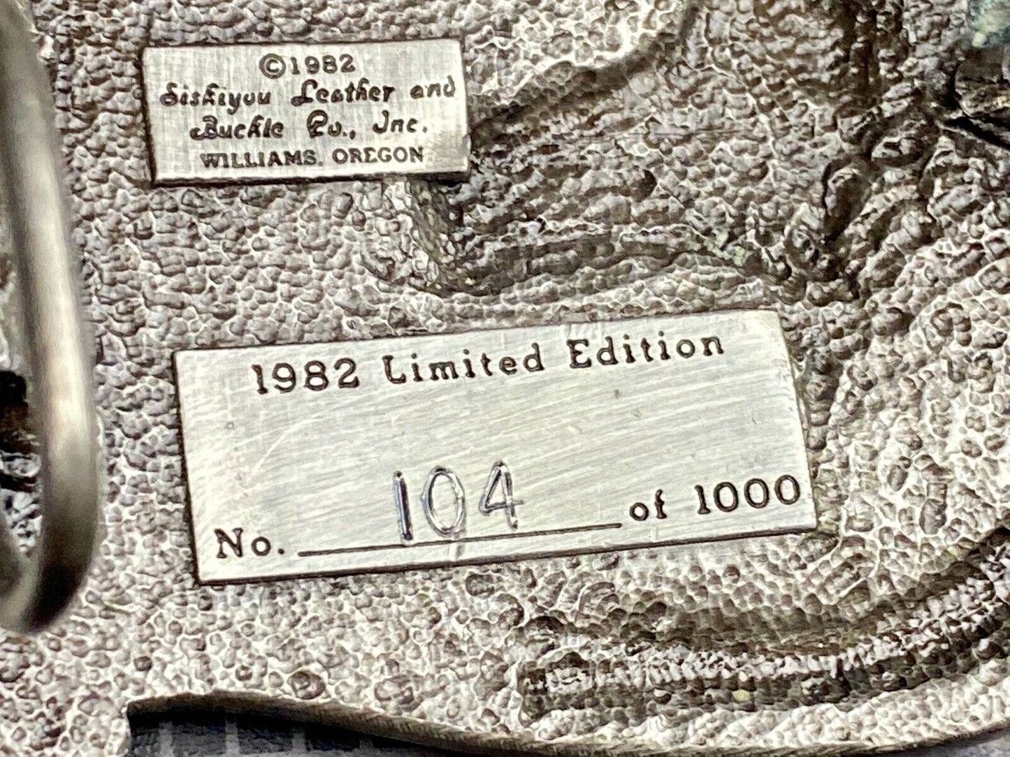 Vintage 1982 - Founder’s Days Caledonia MN belt buckle by Siskiyou