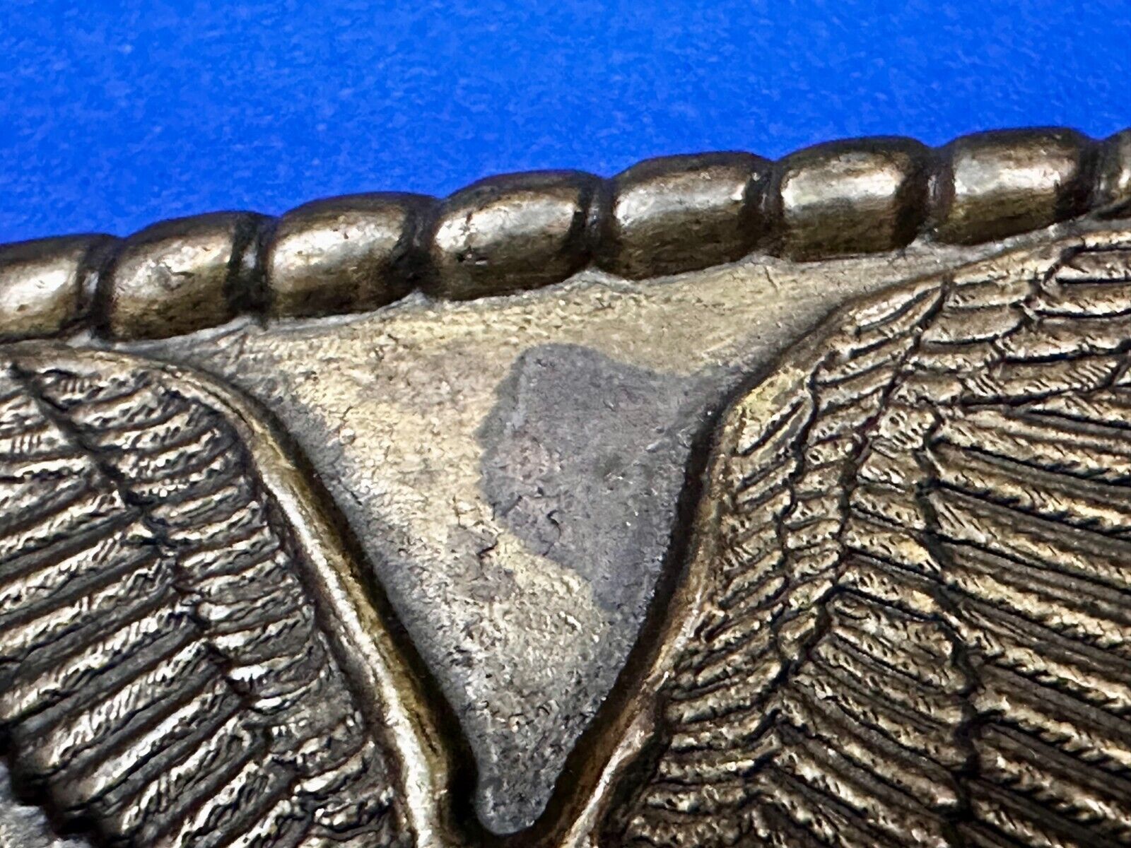 American Bald Eagle flying over majestic USA mountains Vintage Belt Buckle
