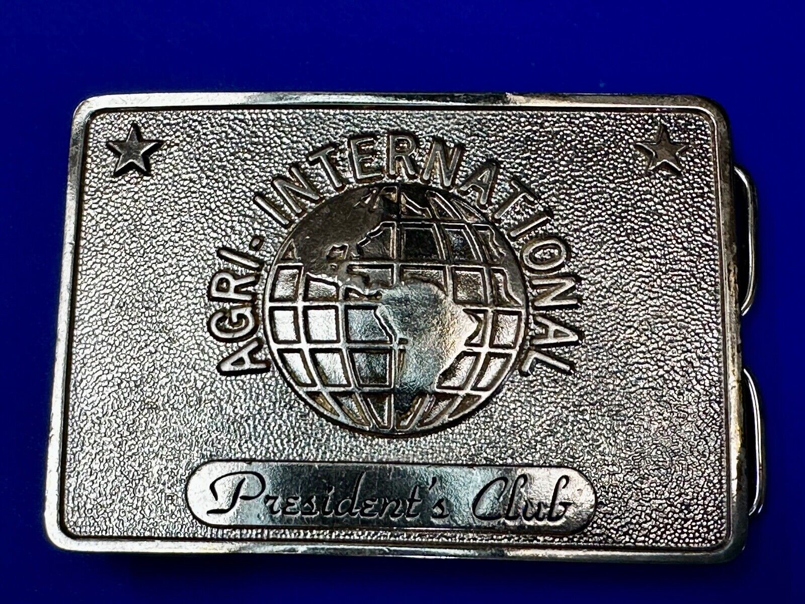 Agri International Inc Omaha NE Farming Presidents club Vintage 1978 Belt Buckle