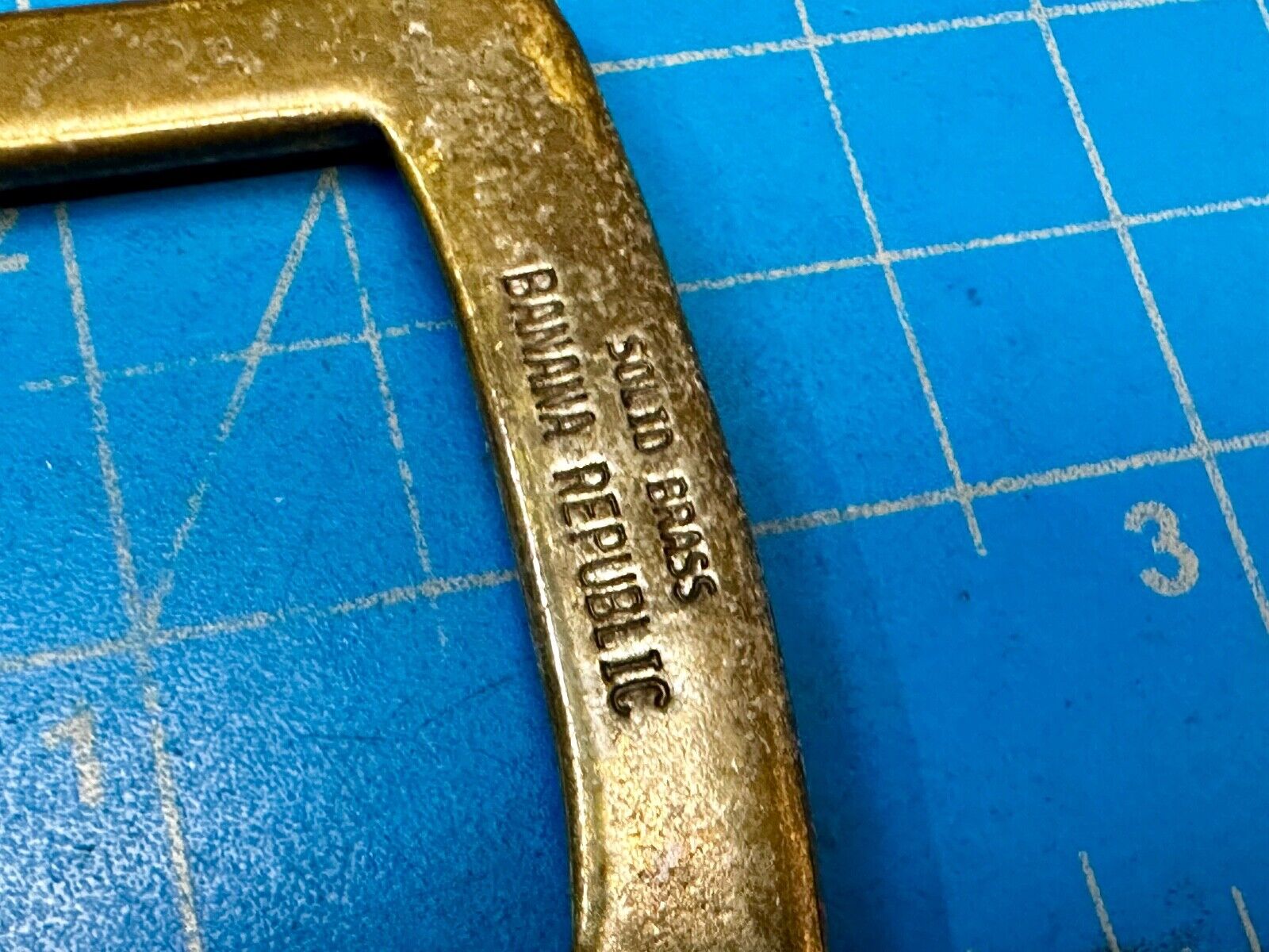 Banania Republic replacement Solid Brass Belt Buckle