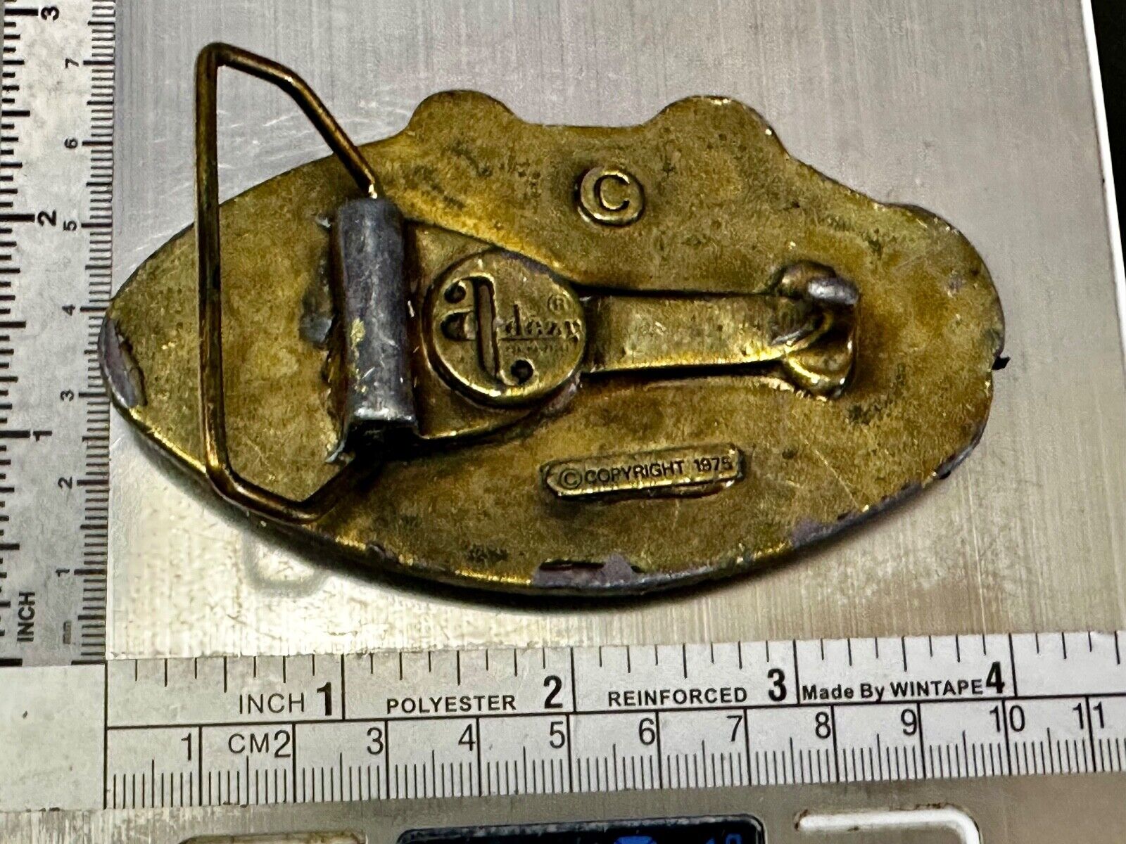 Vintage Big Sky Country Montana Belt Buckle Capitol! Vintage Adezy Denver