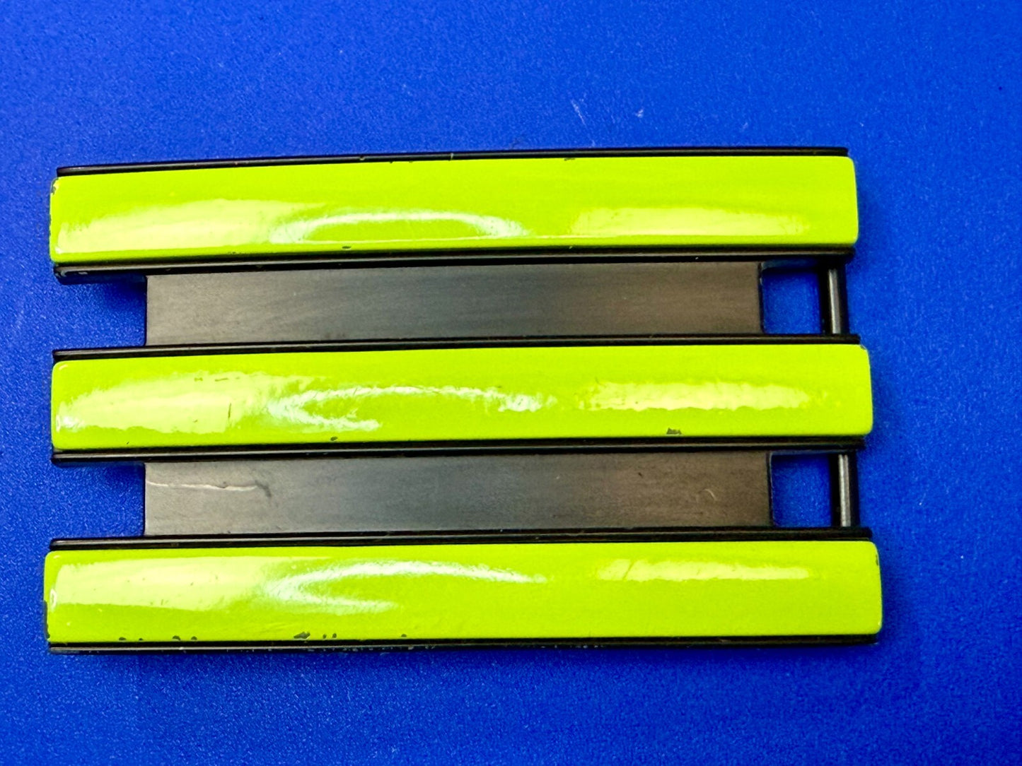 Adidas Golf Trophy Belt buckle Neon Green Stripes on Black