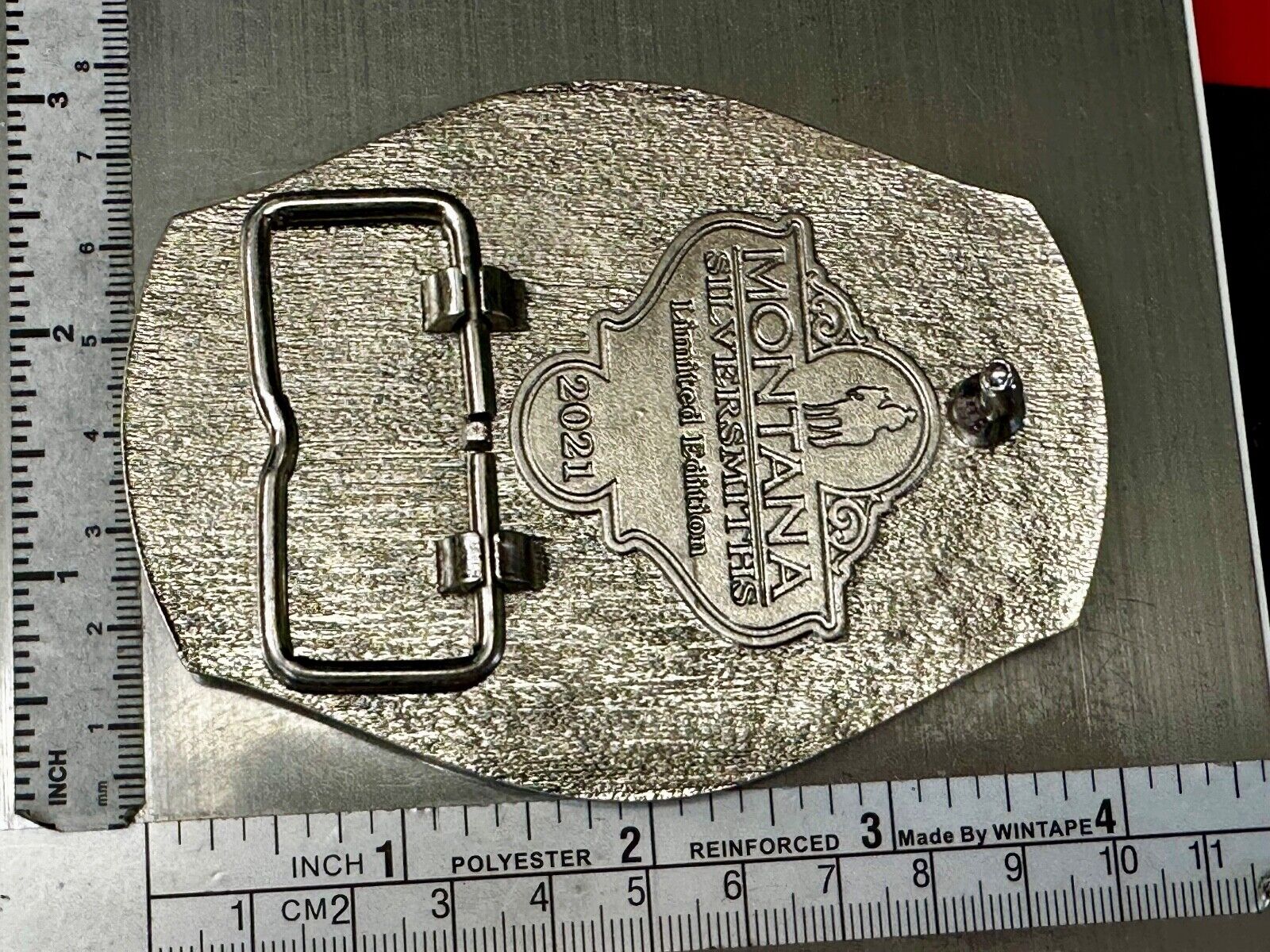 2021 PENDLETON Whisky Let'er Buck Rodeo Cowboys Montana Silversmiths Belt Buckle