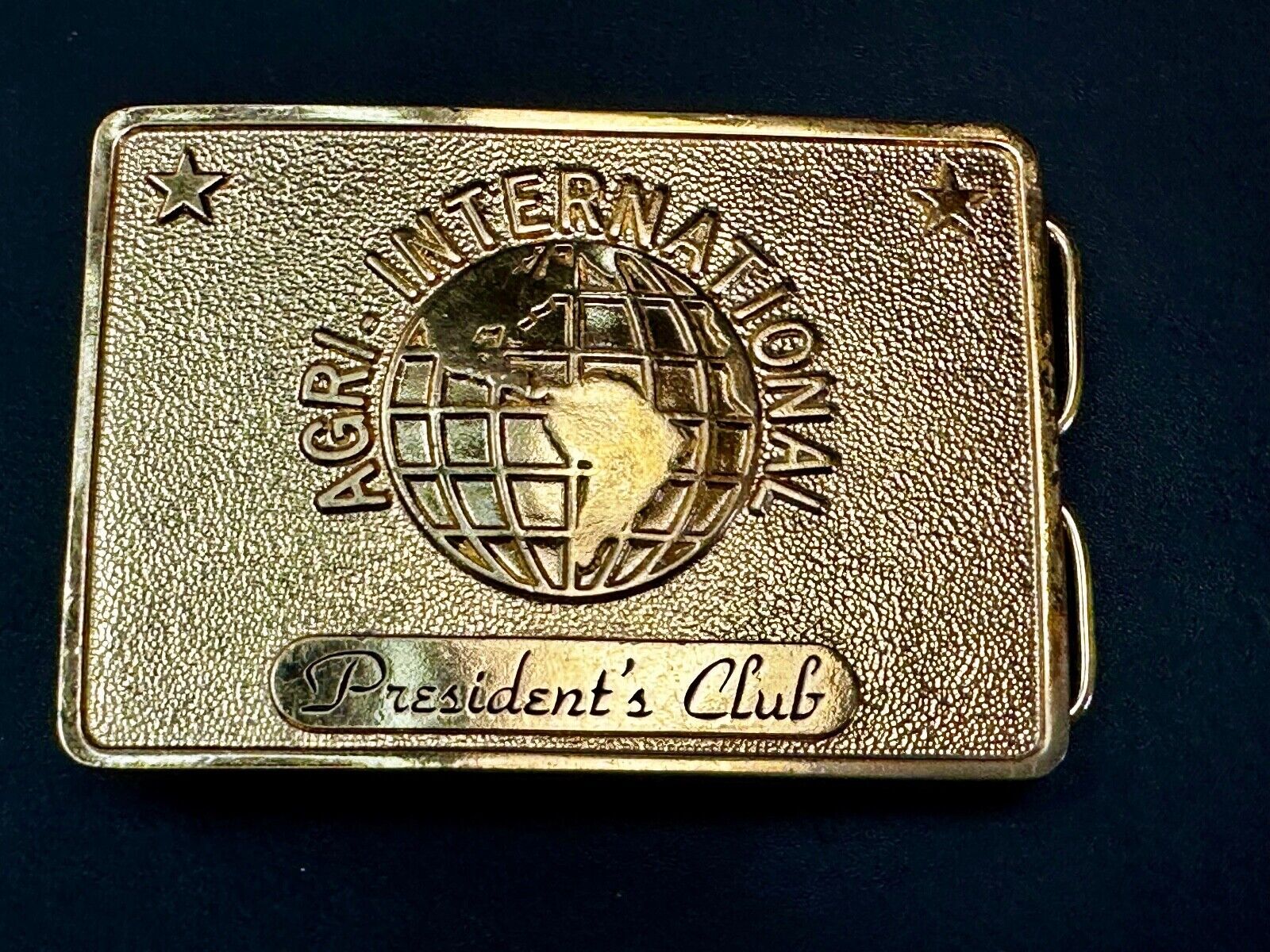 Agri International Inc Omaha NE Farming Presidents club Vintage 1978 Belt Buckle