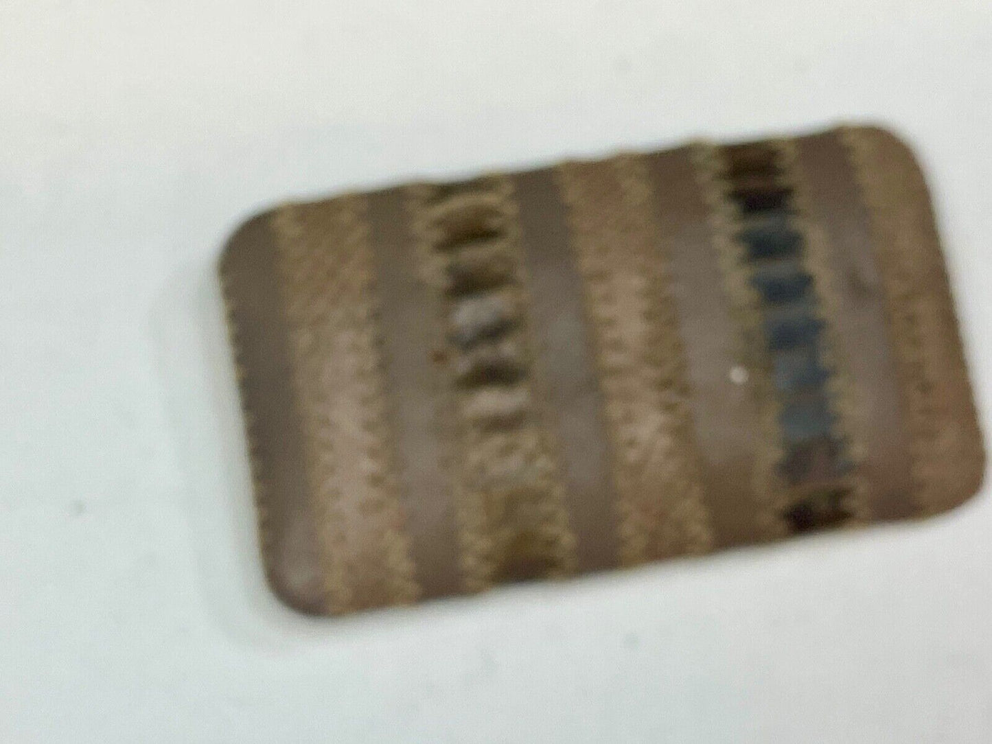 Artisan mixed material leather scarf shoe purse belt buckle   - unknown to me! 