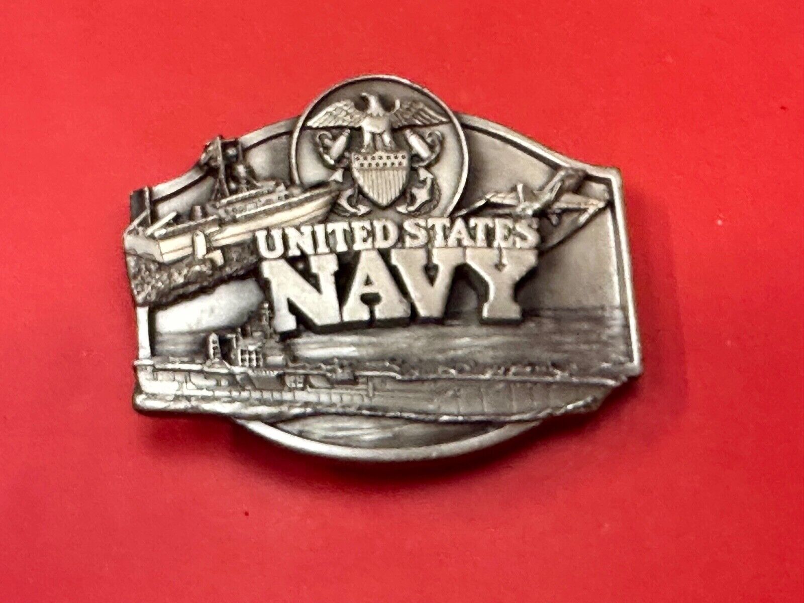 United States Navy USA Continental Congress Vintage 1987 Belt Buckle by Siskiyou