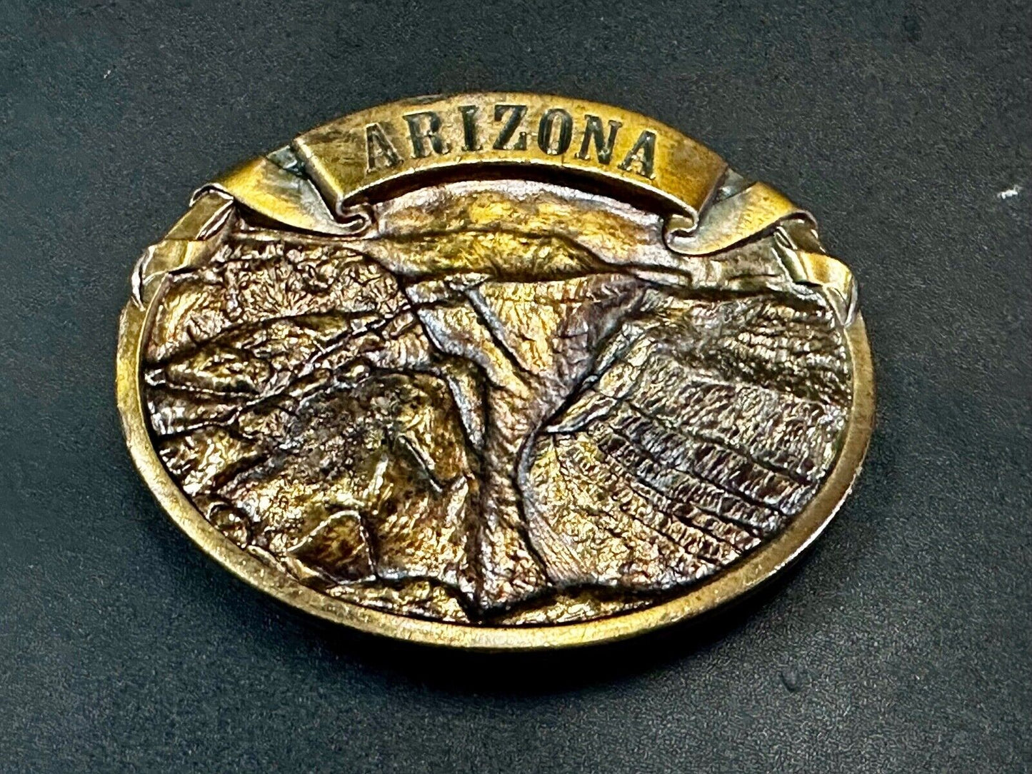 Arizona State - Scenic View of Grand Canyon Belt Buckle by Arroyo Grande M-25