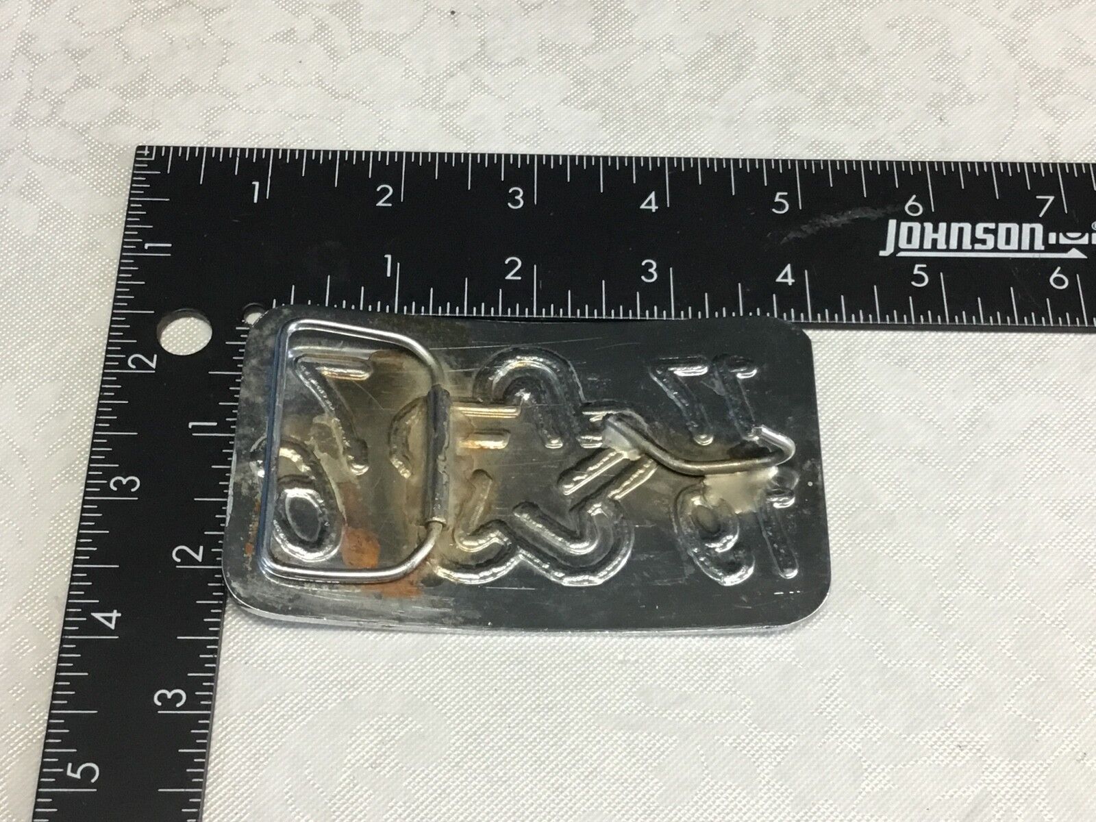 America bicentennial 1976 - 1776 stamped? star  belt buckle     