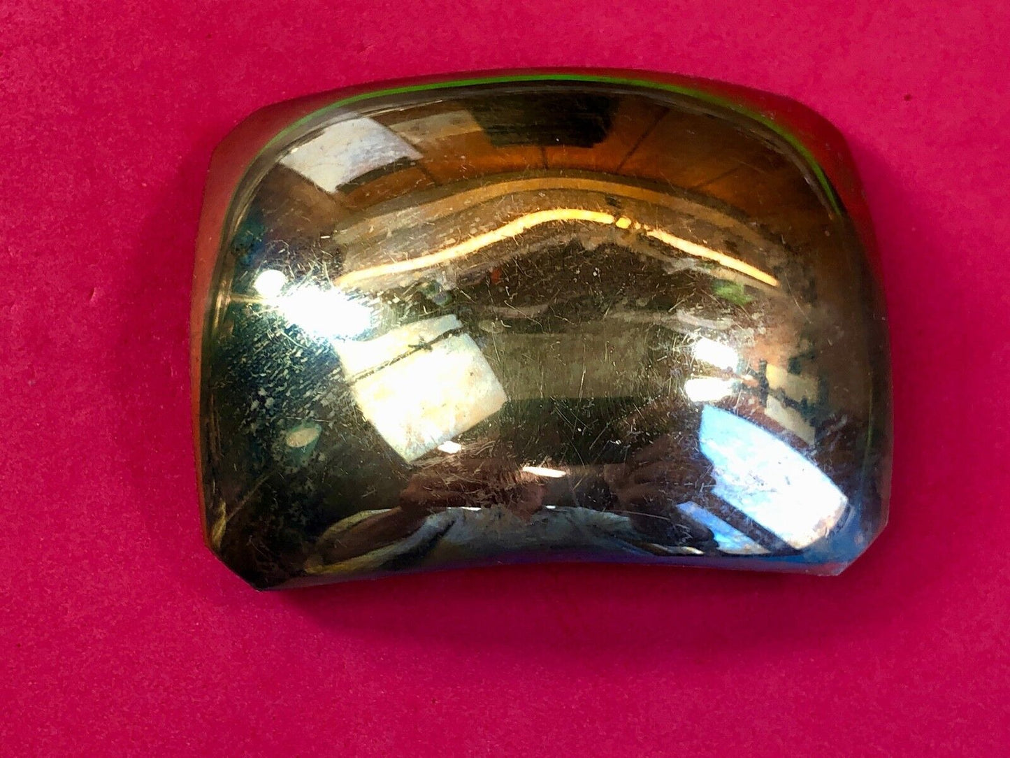 Unknown? polished Gold tone Vintage Belt Clip - buckle - Dress Scarf Purse Shoe 
