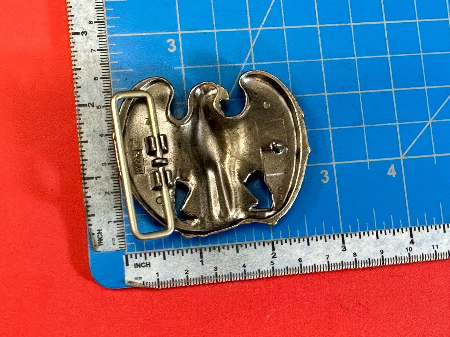VINTAGE 1970'S IMPERIAL ROMAN EAGLE STYLE BELT BUCKLE IN BOX