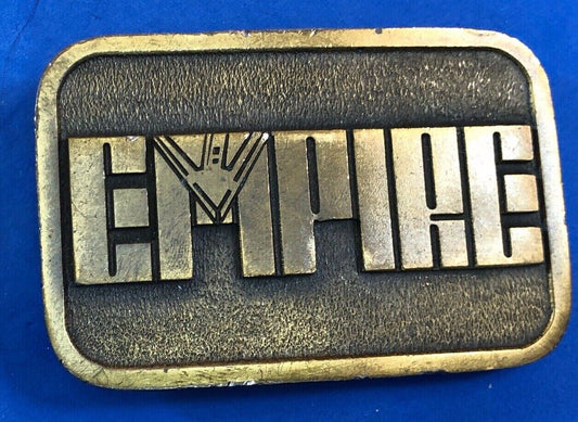 Vintage Empire Belt Buckle signed FEMA 1984 