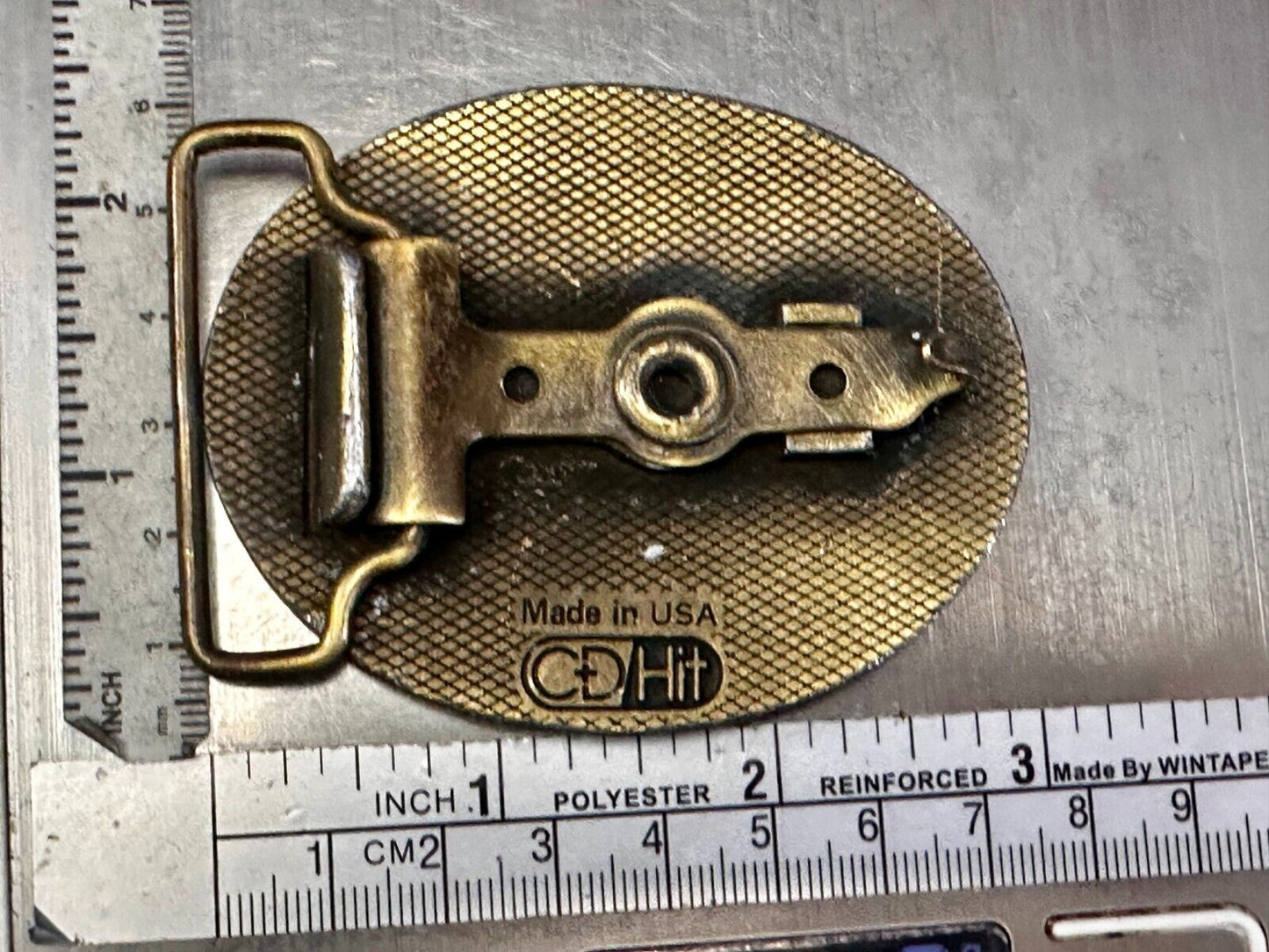 Tyson Food Brands Advertisement Vintage Belt Buckle CD Hit Made in Usa