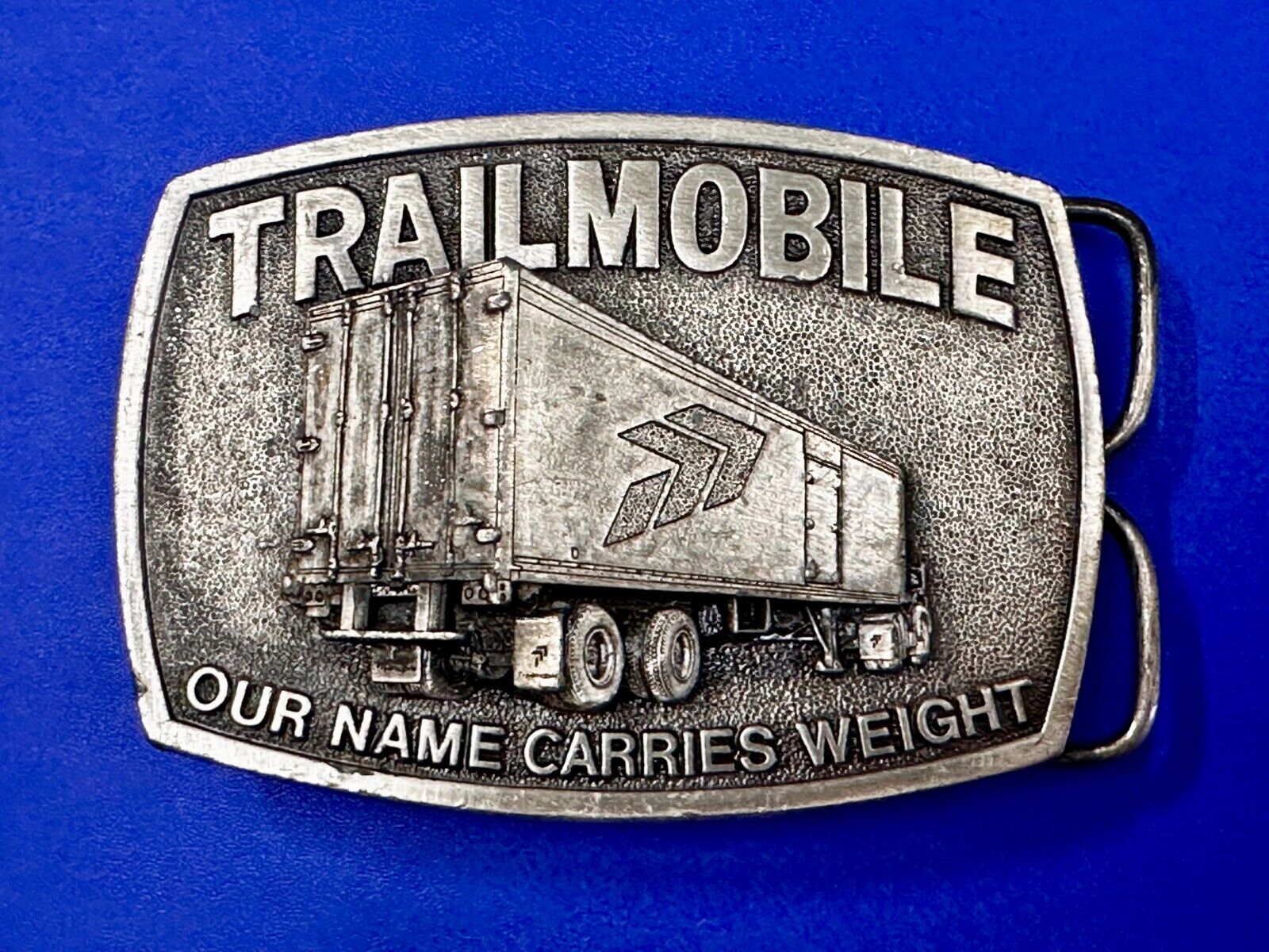 Trailmobile Our Name Carries Weight Semi Truck Long Haulers Trucker Belt Buckle